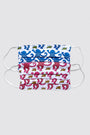 Roller Rabbit Pink & Blue Monkey Mask Set